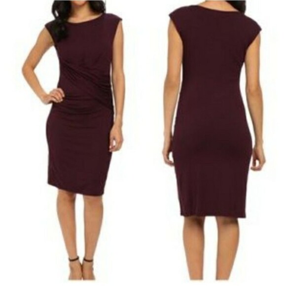 Kut from The Kloth Mollee Purple Sleeveless Bodycon Dress 15 - Picture 1 of 9
